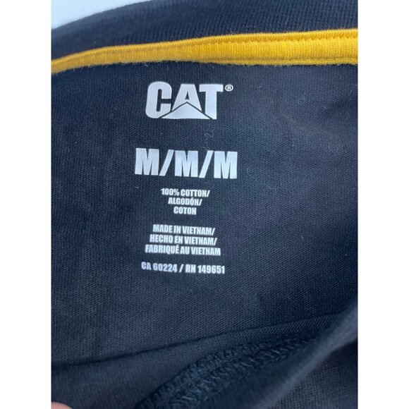 Caterpillar NWT Mens Black Short Sleeve Crew Neck Pocket T-Shirt, M, New - Picture 8 of 12